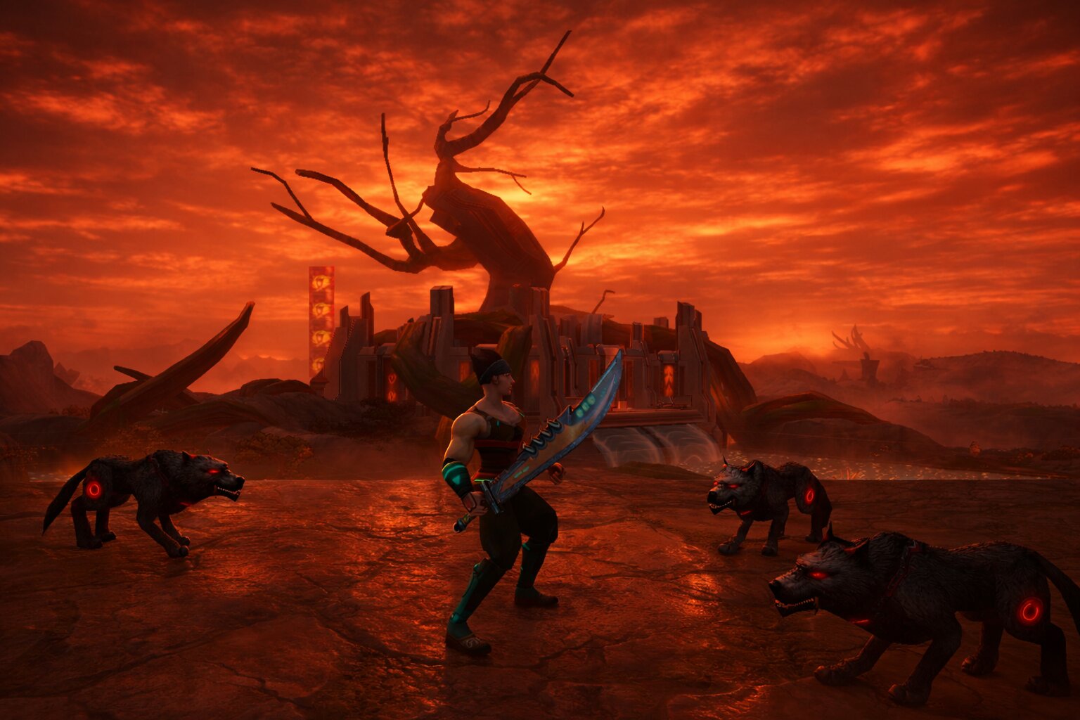 DarkCore gallery scene 2