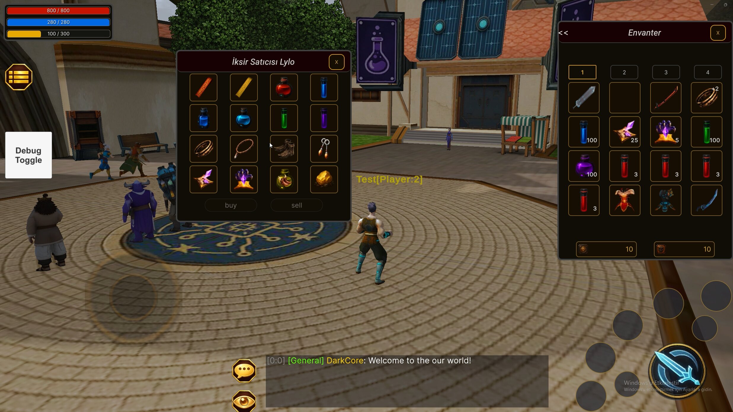 DarkCore gallery scene 3