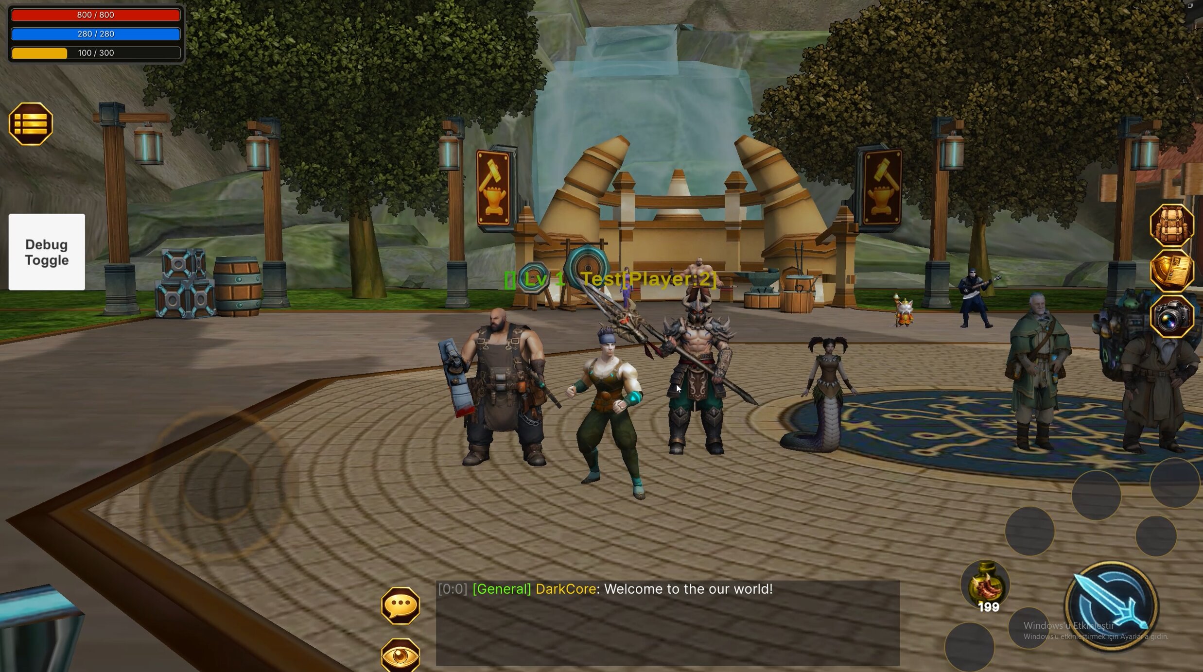 DarkCore gallery scene 4